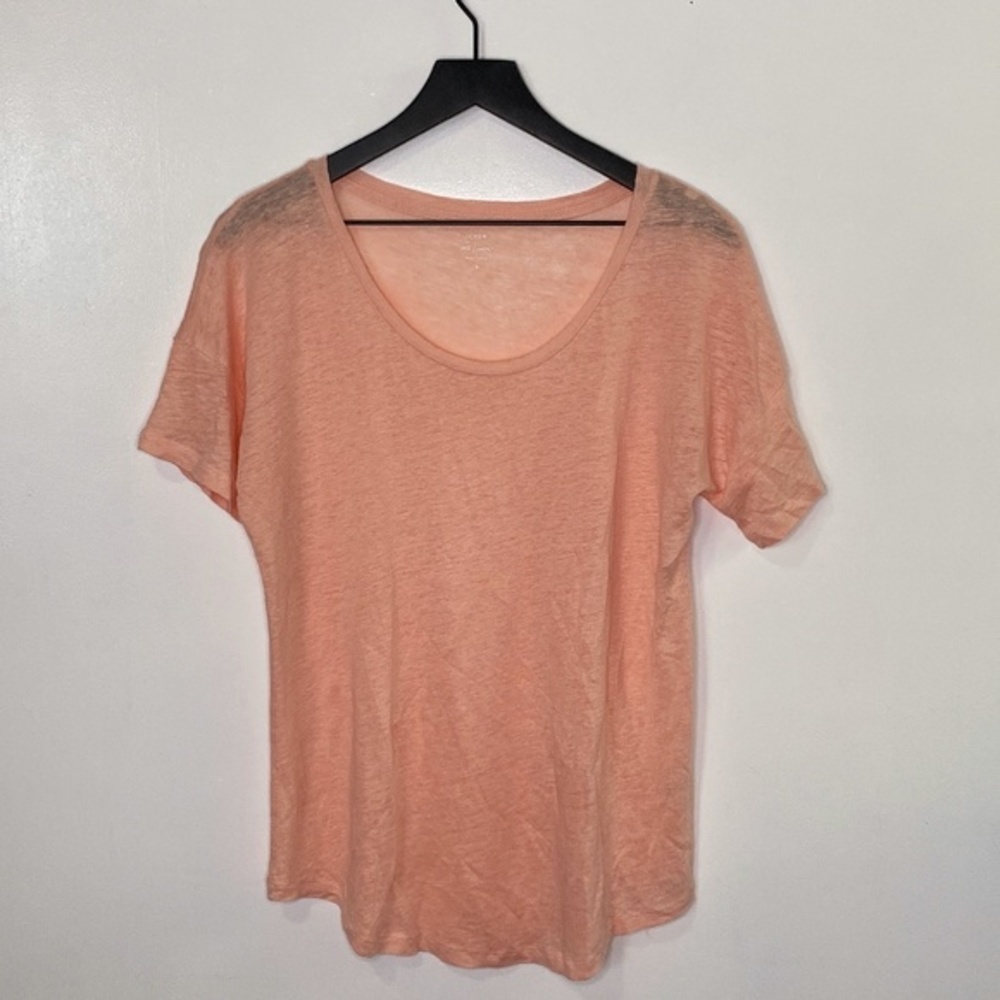 J. Crew 100% Linen Short Sleeve Shirt‎